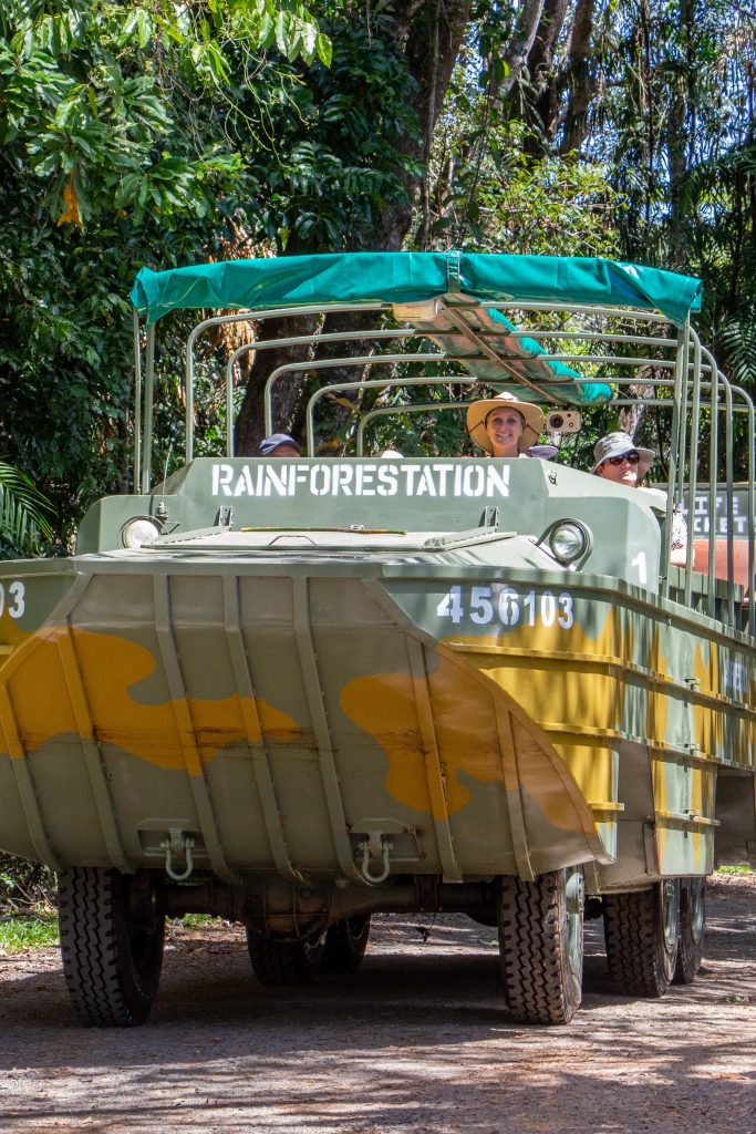 Army Duck Driver-Tourism Course Image for Careers Training Centre, at Rainforestation Nature Park Kuranda